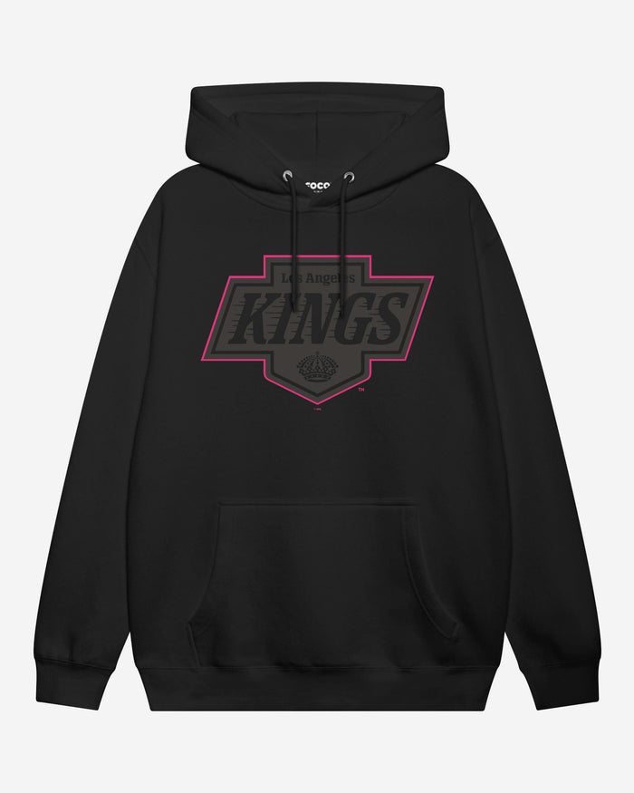 Los Angeles Kings Highlight Reel Hoodie FOCO Black/Neon Pink S - FOCO.com
