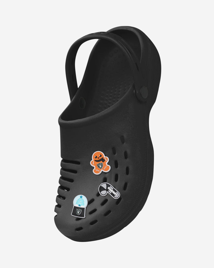 Las Vegas Raiders 6 Pack Holiday Team Clog Charms FOCO - FOCO.com