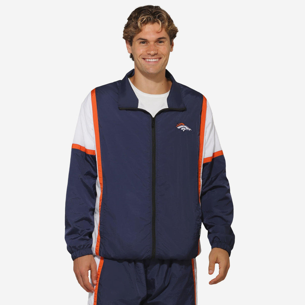 Denver Broncos Nylon Crinkle Gameday Jacket FOCO S - FOCO.com