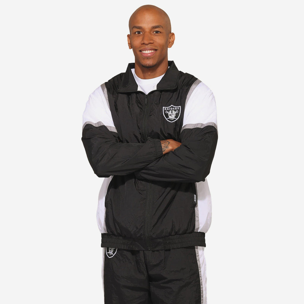 Las Vegas Raiders Nylon Crinkle Gameday Jacket FOCO S - FOCO.com