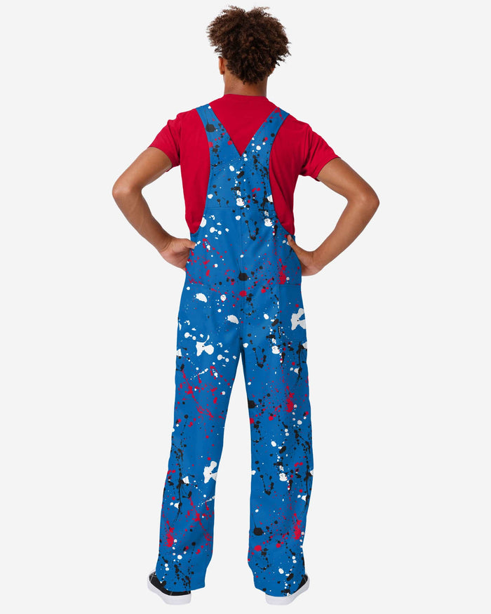 Los Angeles Clippers Mens Paint Splatter Bib Overalls FOCO - FOCO.com