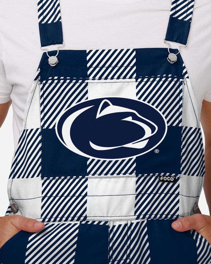 Penn State Nittany Lions Mens Plaid Bib Overalls FOCO - FOCO.com