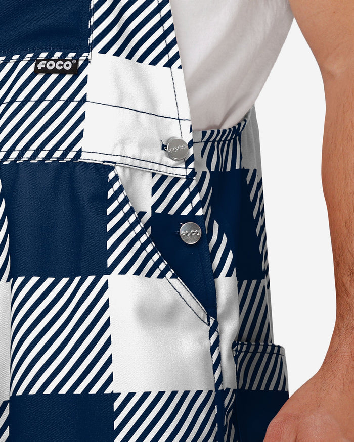 Penn State Nittany Lions Mens Plaid Bib Overalls FOCO - FOCO.com
