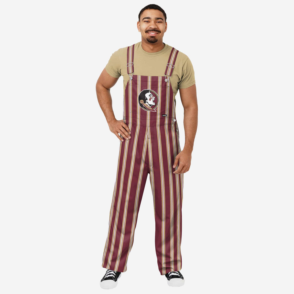 Florida State Seminoles State Mens Sideline Spirit Bib Overalls FOCO S - FOCO.com