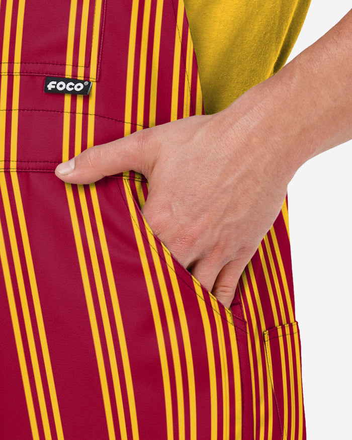 Iowa State Cyclones Mens Sideline Spirit Bib Overalls FOCO - FOCO.com