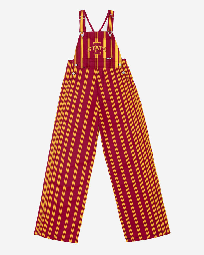 Iowa State Cyclones Mens Sideline Spirit Bib Overalls FOCO - FOCO.com