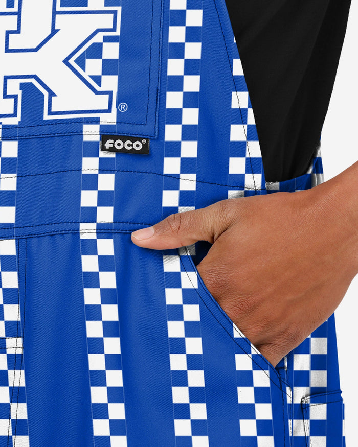 Kentucky Wildcats Mens Sideline Spirit Bib Overalls FOCO - FOCO.com