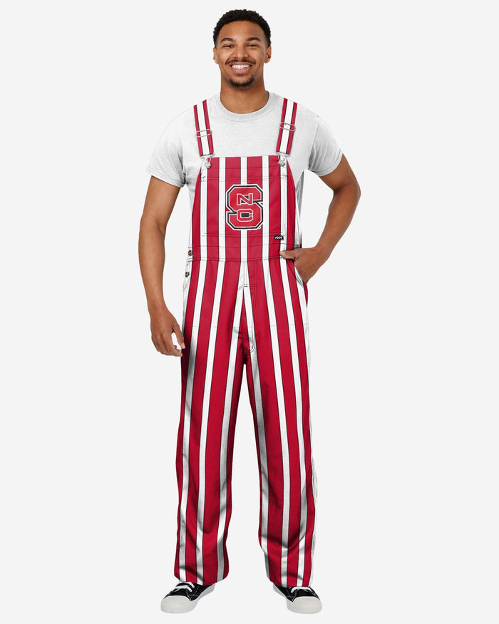 NC State Wolfpack Mens Sideline Spirit Bib Overalls FOCO S - FOCO.com