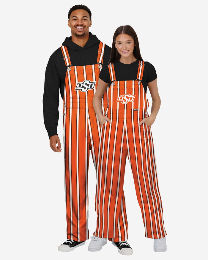 Oklahoma State Cowboys Mens Sideline Spirit Bib Overalls FOCO - FOCO.com