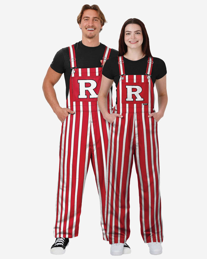Rutgers Scarlet Knights Mens Sideline Spirit Bib Overalls FOCO - FOCO.com