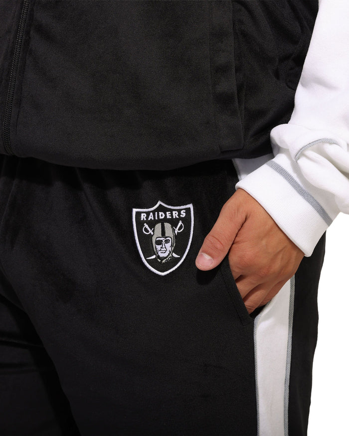 Las Vegas Raiders Two Tone Velour Pants FOCO S - FOCO.com