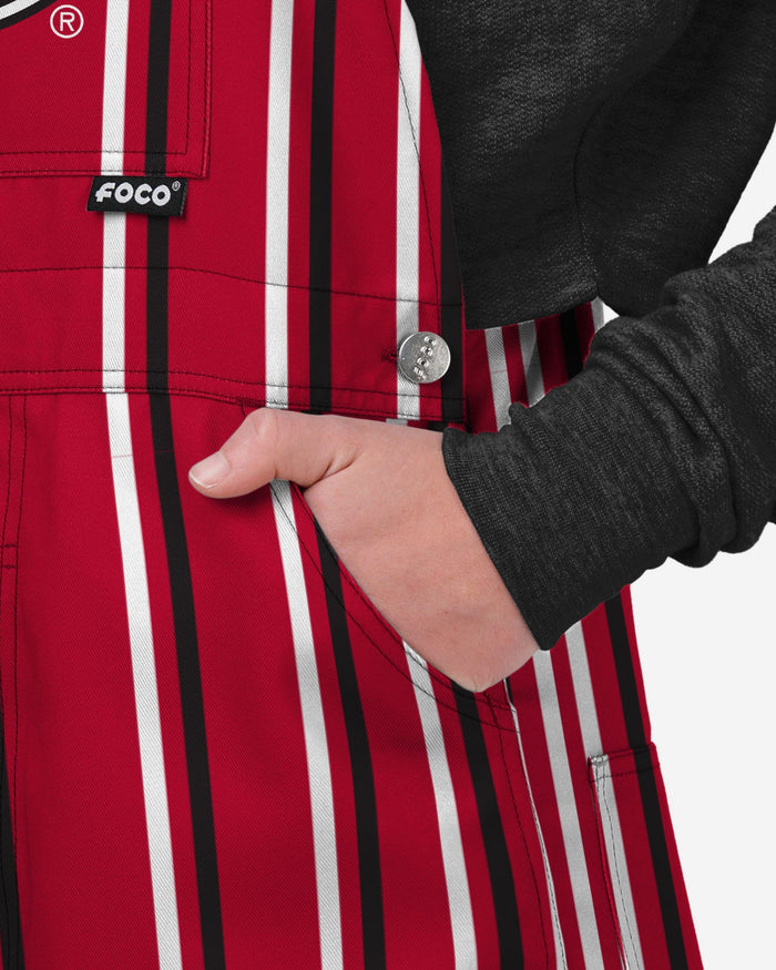 Georgia Bulldogs Womens Sideline Spirit Bib Overalls FOCO XS - FOCO.com