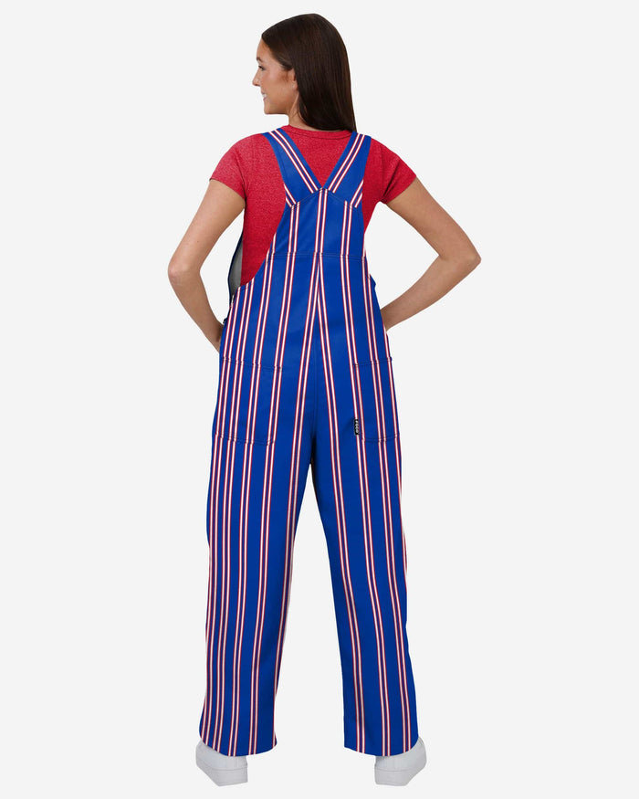 Kansas Jayhawks Womens Sideline Spirit Bib Overalls FOCO - FOCO.com