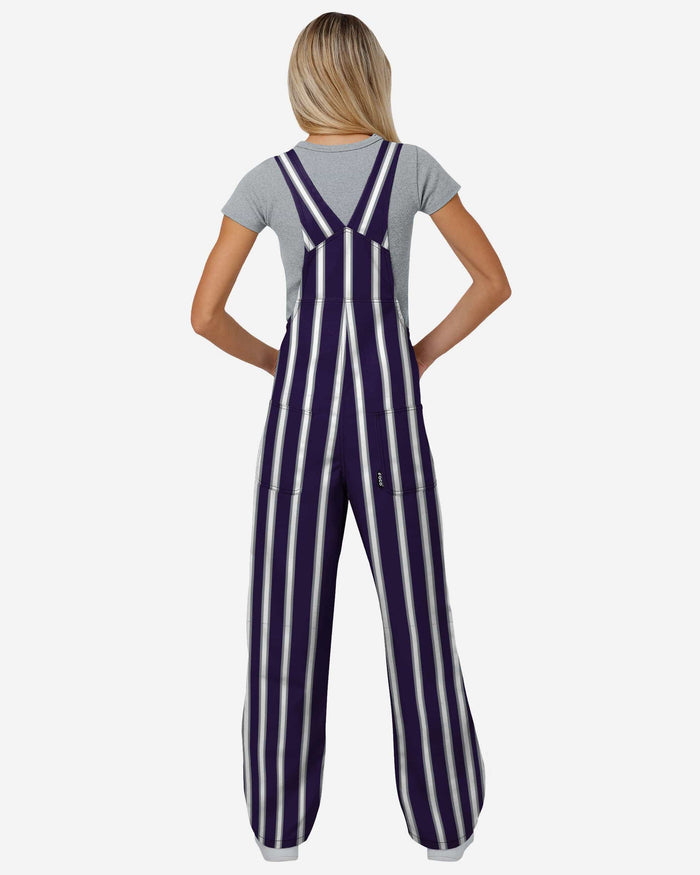 Kansas State Wildcats Womens Sideline Spirit Bib Overalls FOCO - FOCO.com
