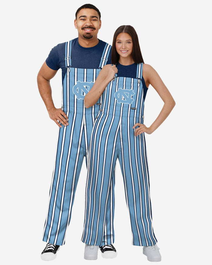 North Carolina Tar Heels Womens Sideline Spirit Bib Overalls FOCO XS - FOCO.com
