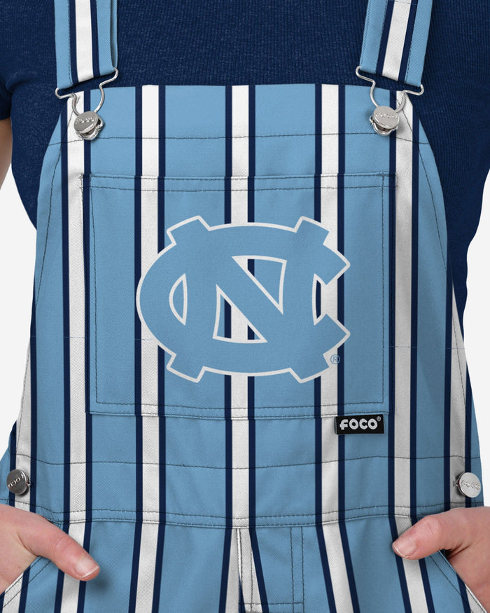 North Carolina Tar Heels Womens Sideline Spirit Bib Overalls FOCO XS - FOCO.com