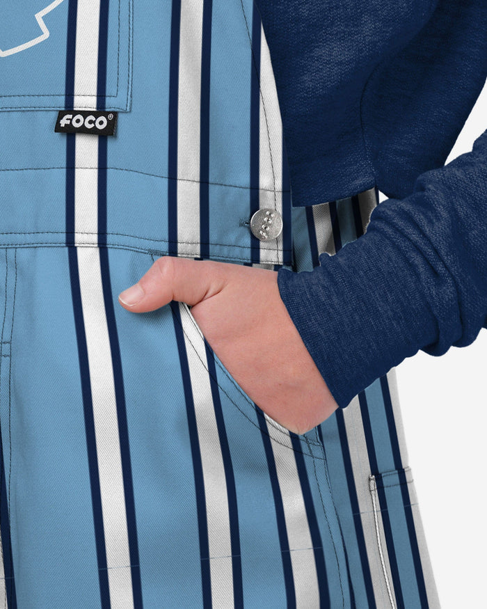 North Carolina Tar Heels Womens Sideline Spirit Bib Overalls FOCO XS - FOCO.com