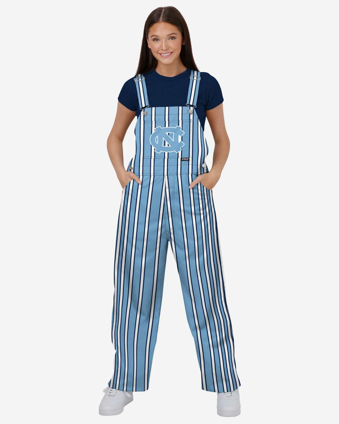 North Carolina Tar Heels Womens Sideline Spirit Bib Overalls FOCO XS - FOCO.com