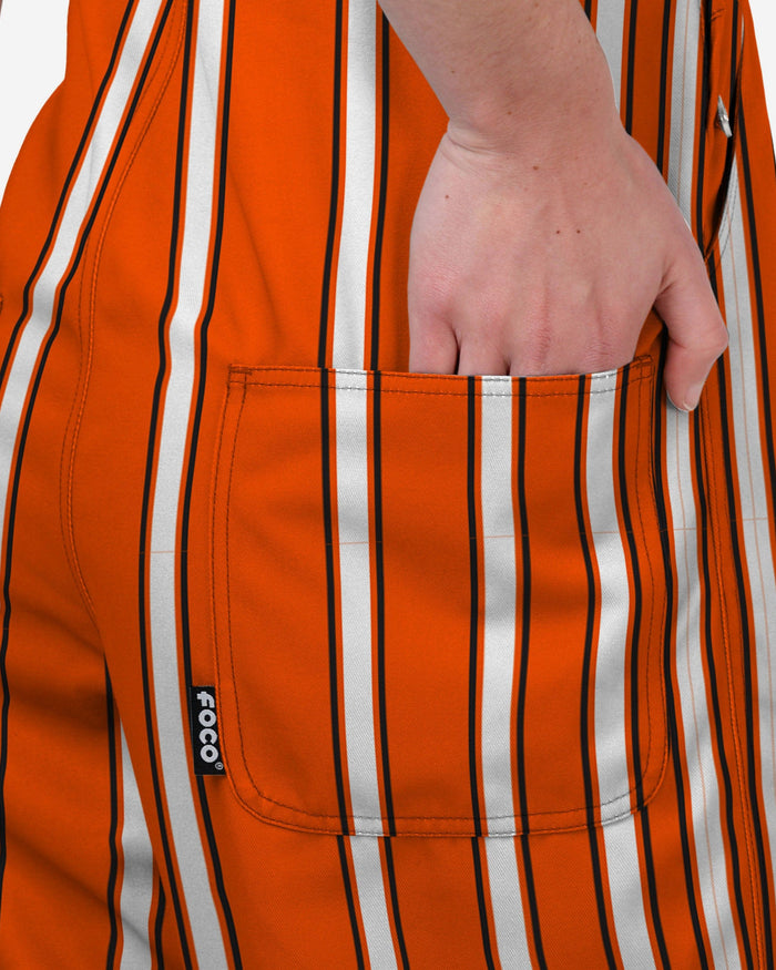 Oklahoma State Cowboys Womens Sideline Spirit Bib Overalls FOCO XS - FOCO.com