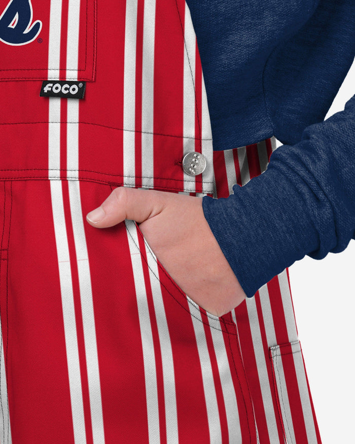Ole Miss Rebels Womens Sideline Spirit Bib Overalls FOCO XS - FOCO.com