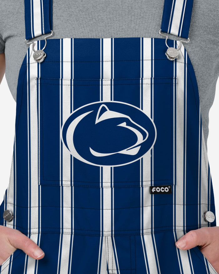 Penn State Nittany Lions Womens Sideline Spirit Bib Overalls FOCO XS - FOCO.com
