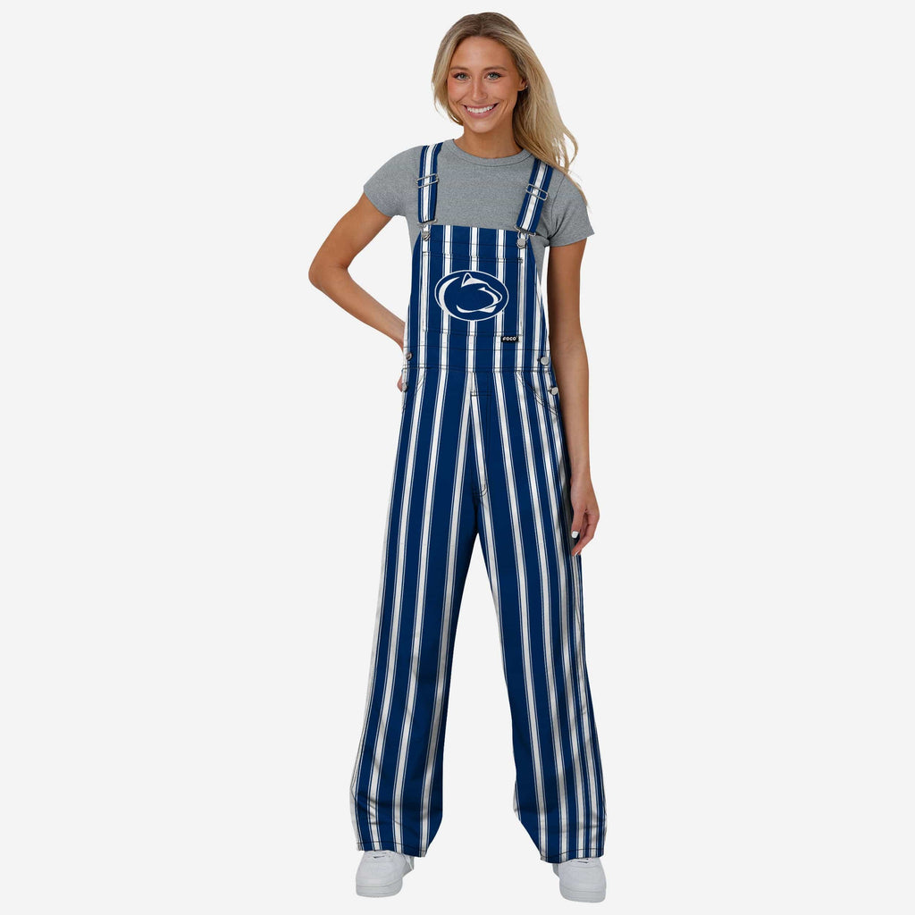 Penn State Nittany Lions Womens Sideline Spirit Bib Overalls FOCO XS - FOCO.com