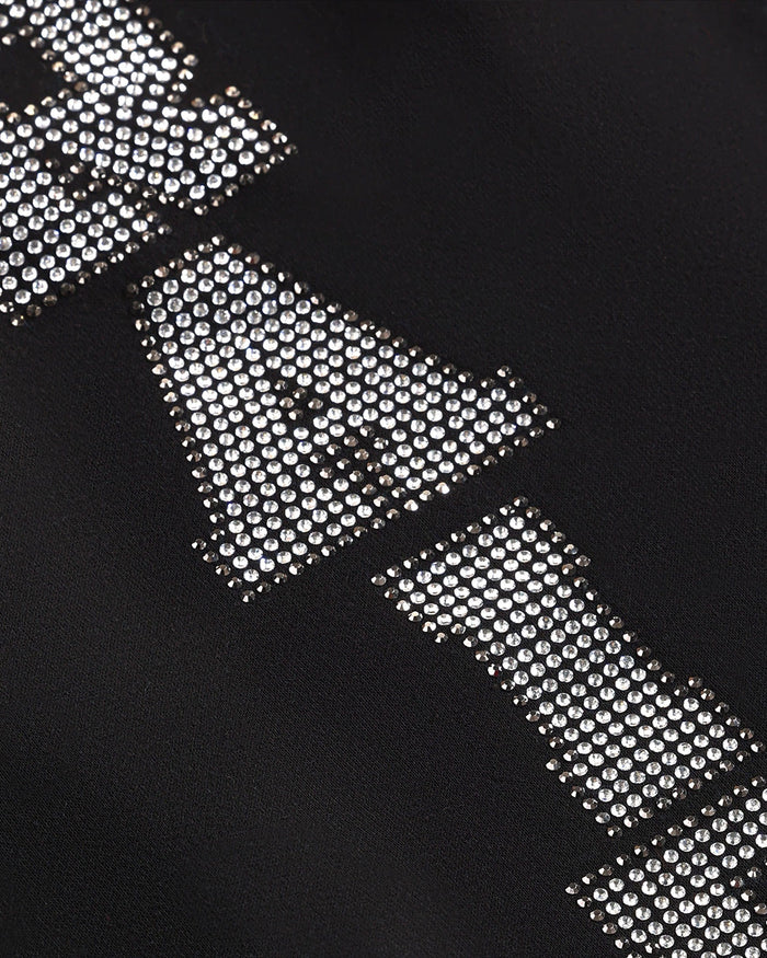 Las Vegas Raiders Womens Big Wordmark Rhinestone Sweatpants FOCO S - FOCO.com