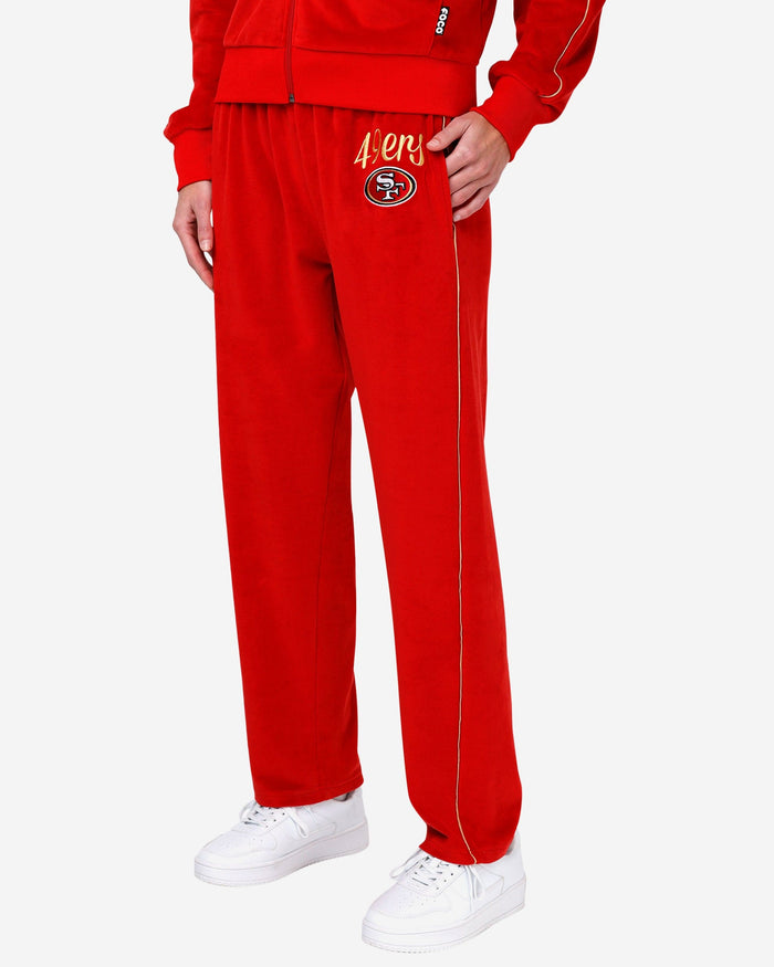 San Francisco 49ers Womens Velour Pants FOCO S - FOCO.com