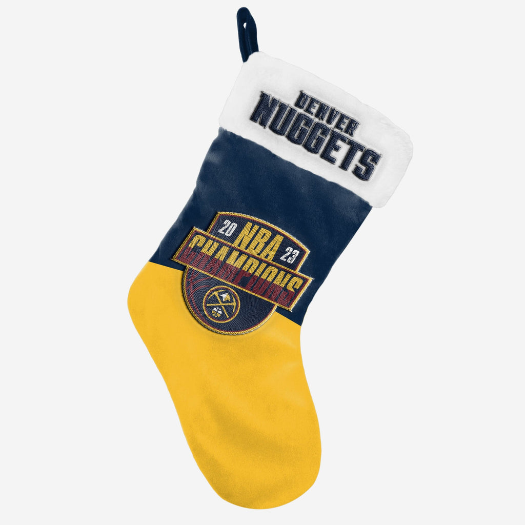 Denver Nuggets 2023 NBA Champions Basic Stocking FOCO - FOCO.com