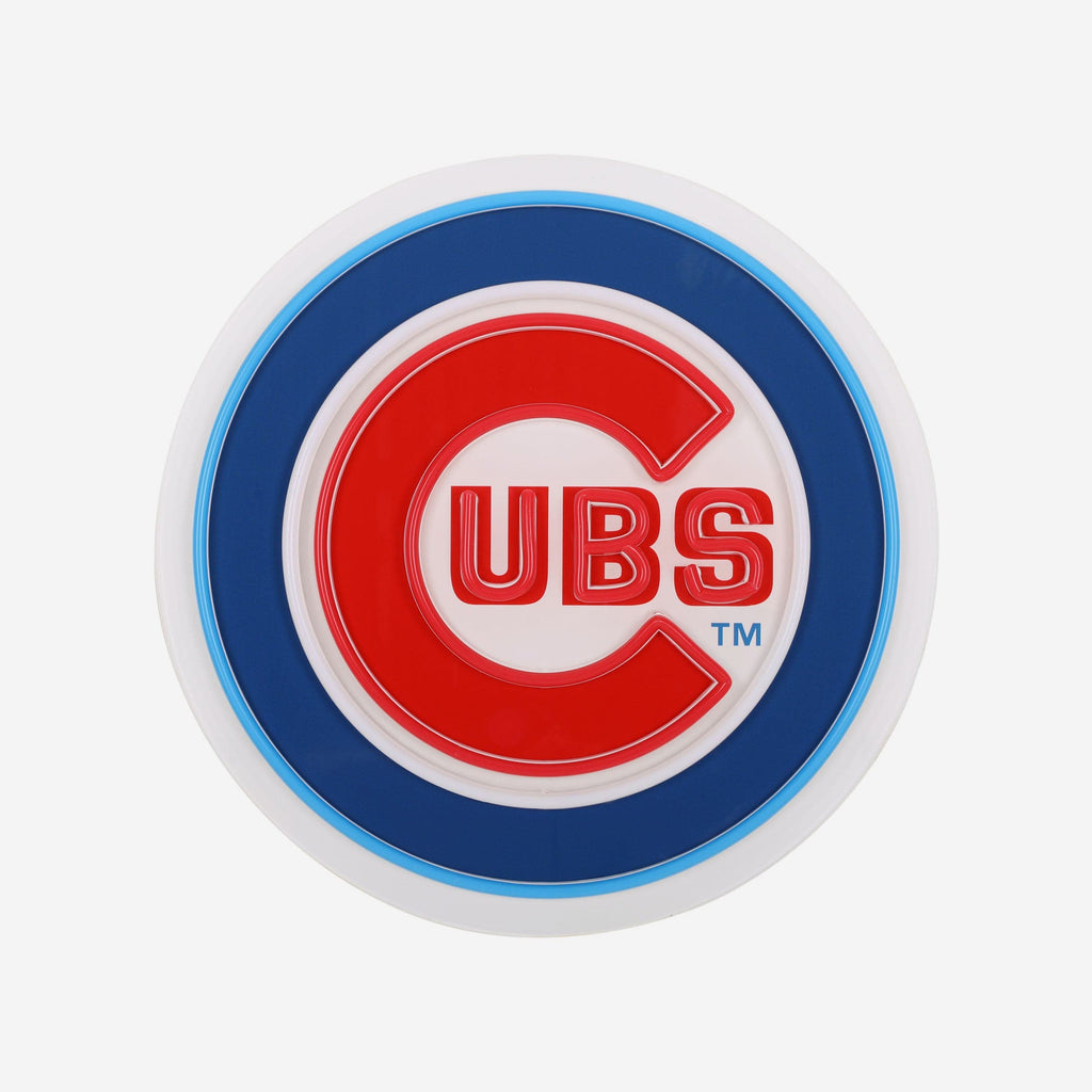 Chicago Cubs LED Neon Light Up Team Logo Sign FOCO - FOCO.com