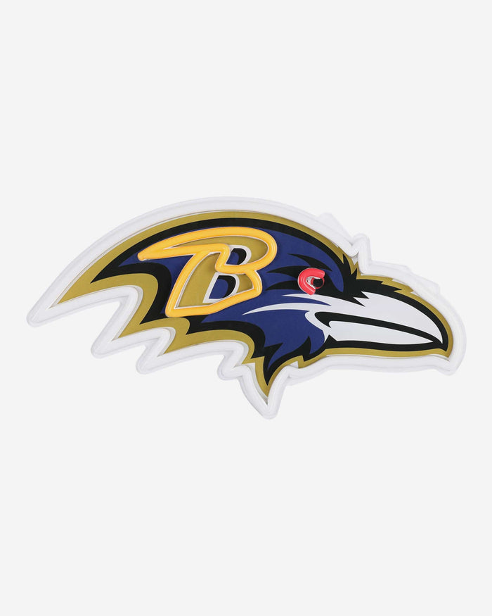 Baltimore Ravens LED Neon Light Up Team Logo Sign FOCO - FOCO.com