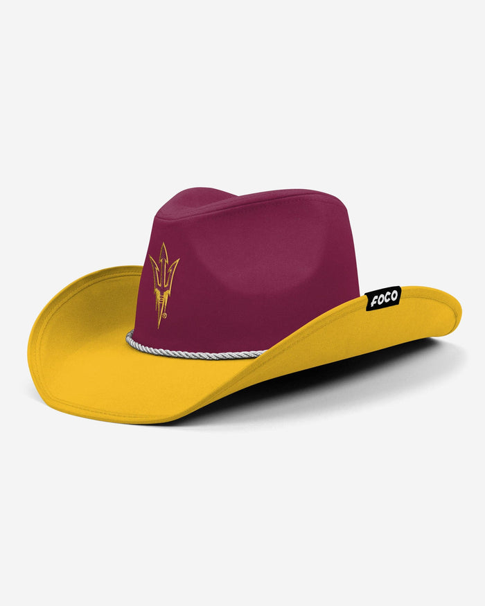 Arizona State Sun Devils Two Tone Cowboy Hat FOCO - FOCO.com