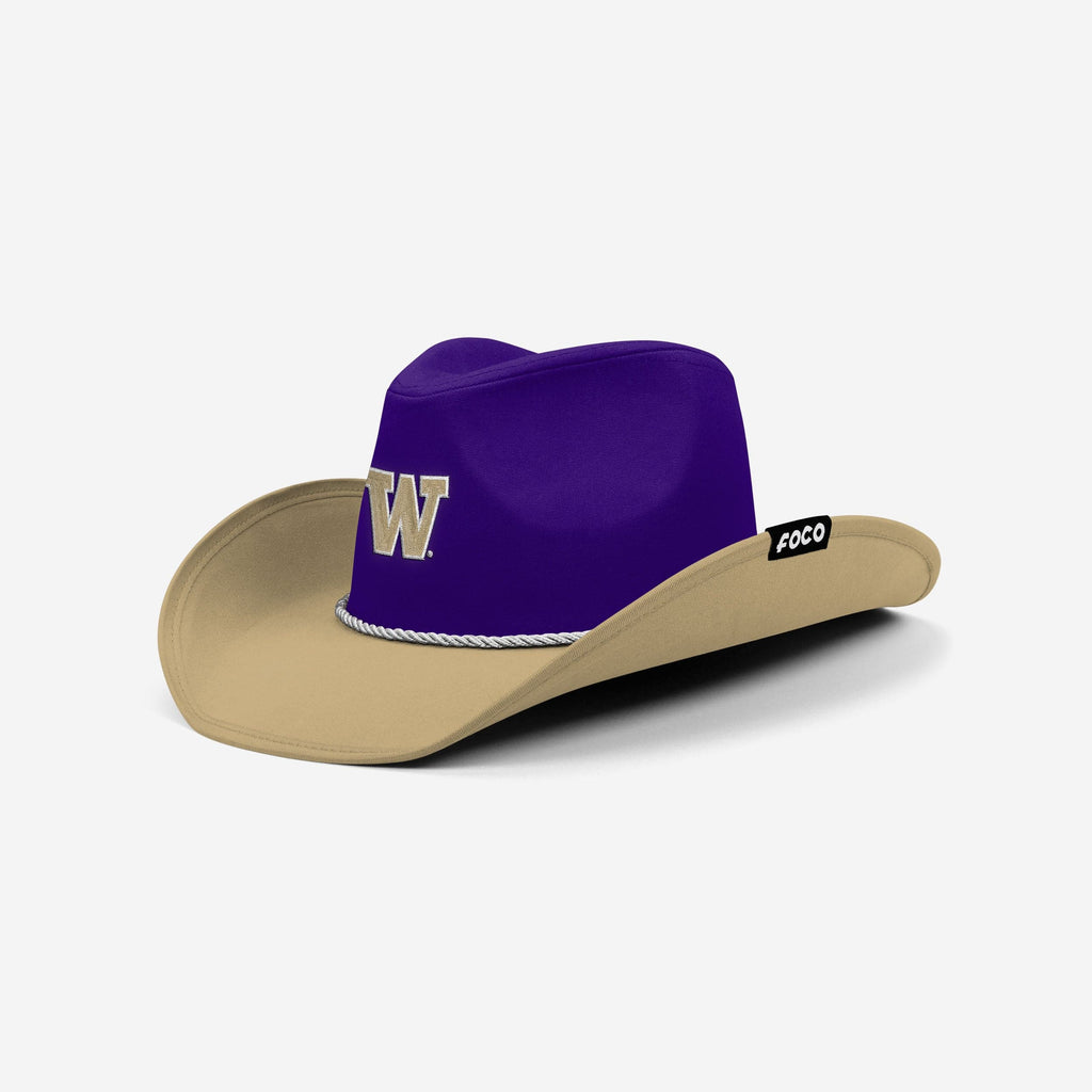 Washington Huskies Two Tone Cowboy Hat FOCO - FOCO.com