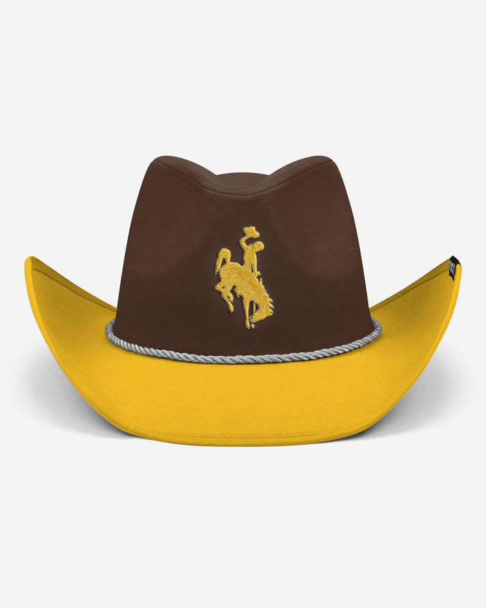 Wyoming Cowboys Two Tone Cowboy Hat FOCO - FOCO.com