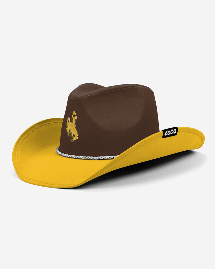 Wyoming Cowboys Two Tone Cowboy Hat FOCO - FOCO.com