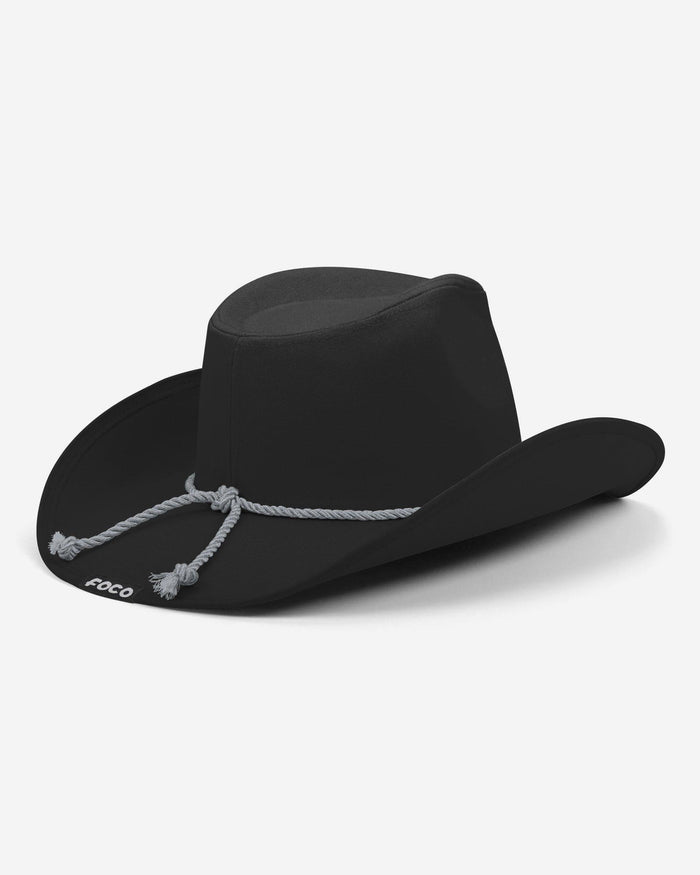Las Vegas Raiders Black Cowboy Hat FOCO - FOCO.com