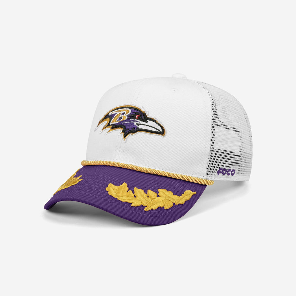 Baltimore Ravens Captains Trucker Cap FOCO - FOCO.com