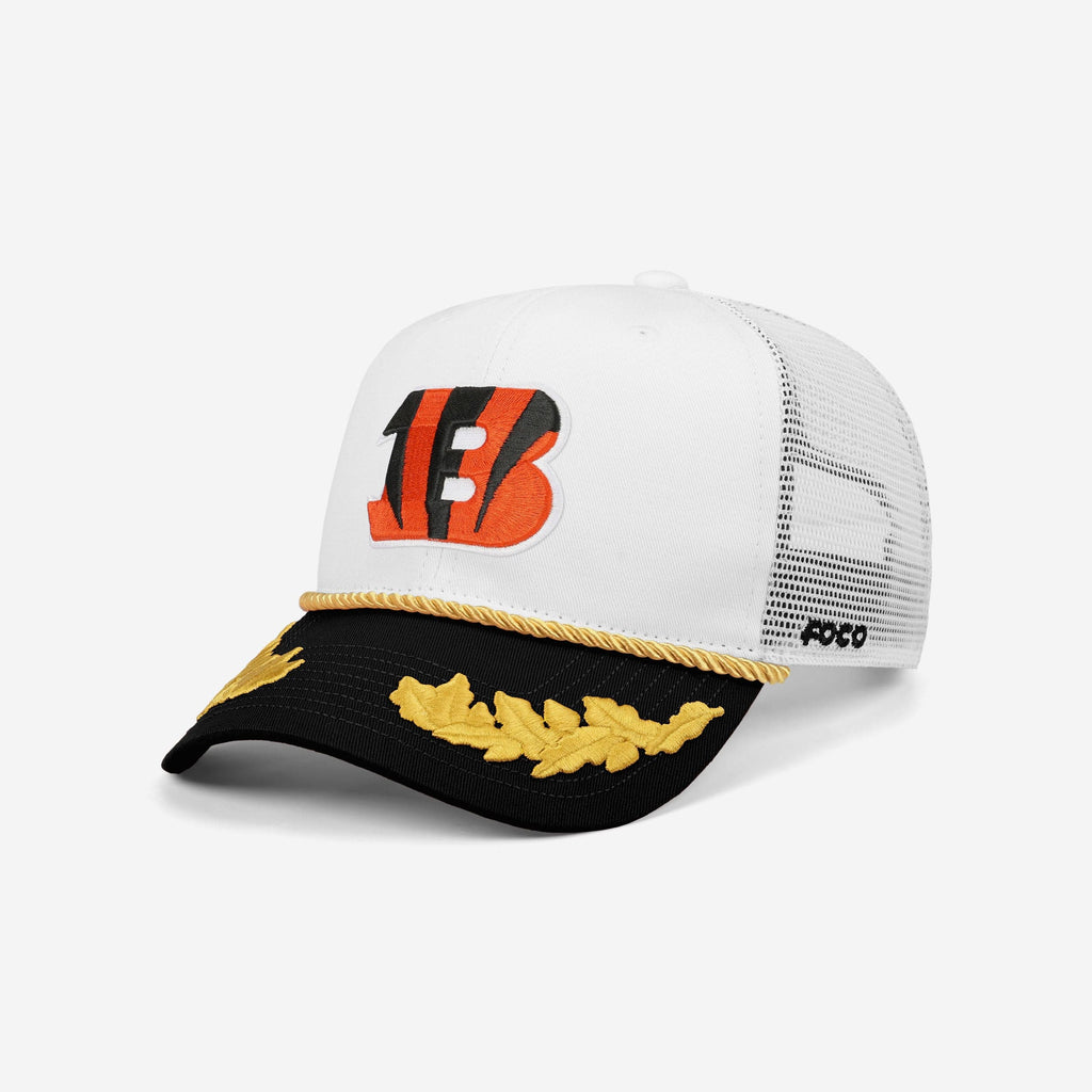 Cincinnati Bengals Captains Trucker Cap FOCO - FOCO.com