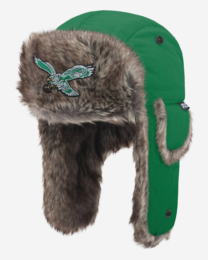 Philadelphia Eagles Kelly Green Faux Fur Trapper Hat FOCO - FOCO.com