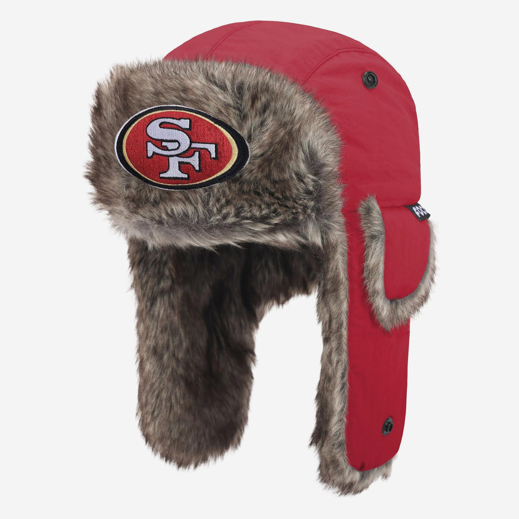 San Francisco 49ers Faux Fur Trapper Hat FOCO - FOCO.com