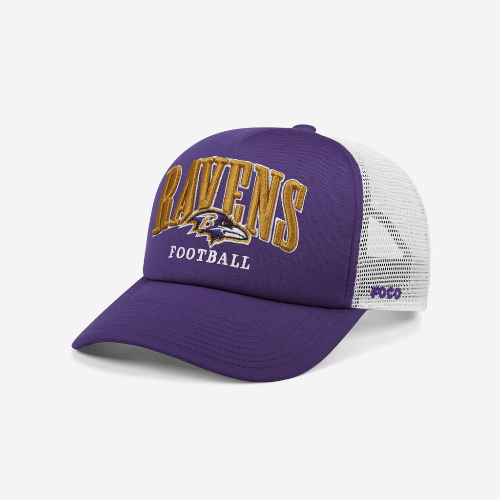 Baltimore Ravens Foam Trucker Cap FOCO - FOCO.com