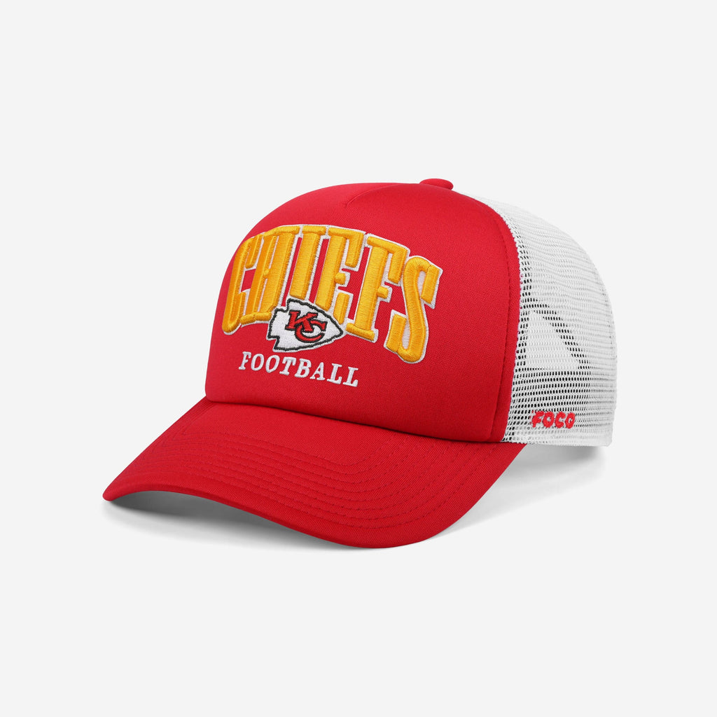Kansas City Chiefs Foam Trucker Cap FOCO - FOCO.com