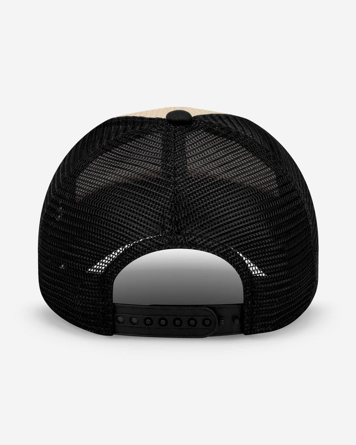 Las Vegas Raiders Straw Trucker Cap FOCO - FOCO.com