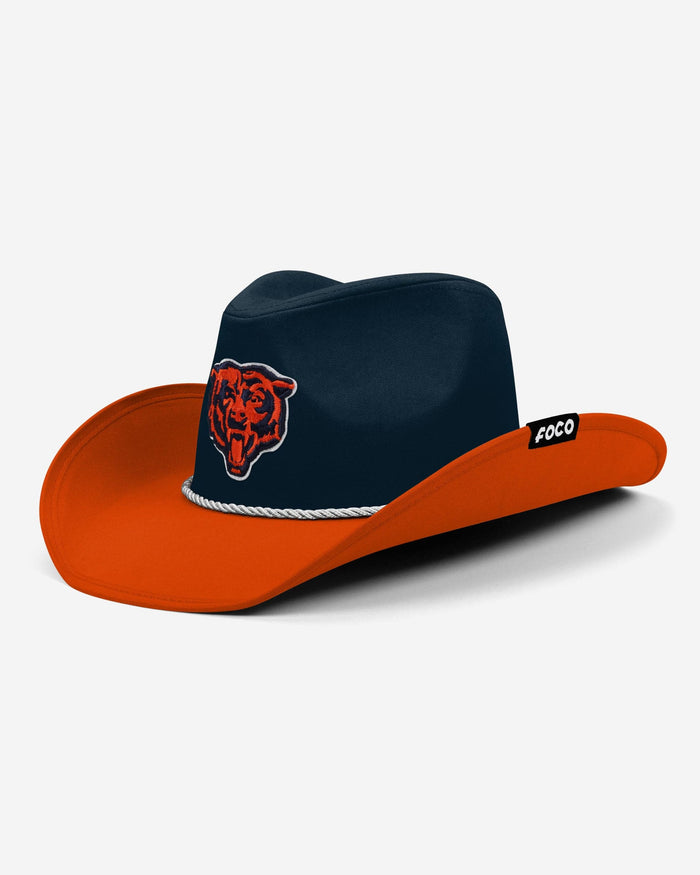 Chicago Bears Two Tone Cowboy Hat FOCO - FOCO.com