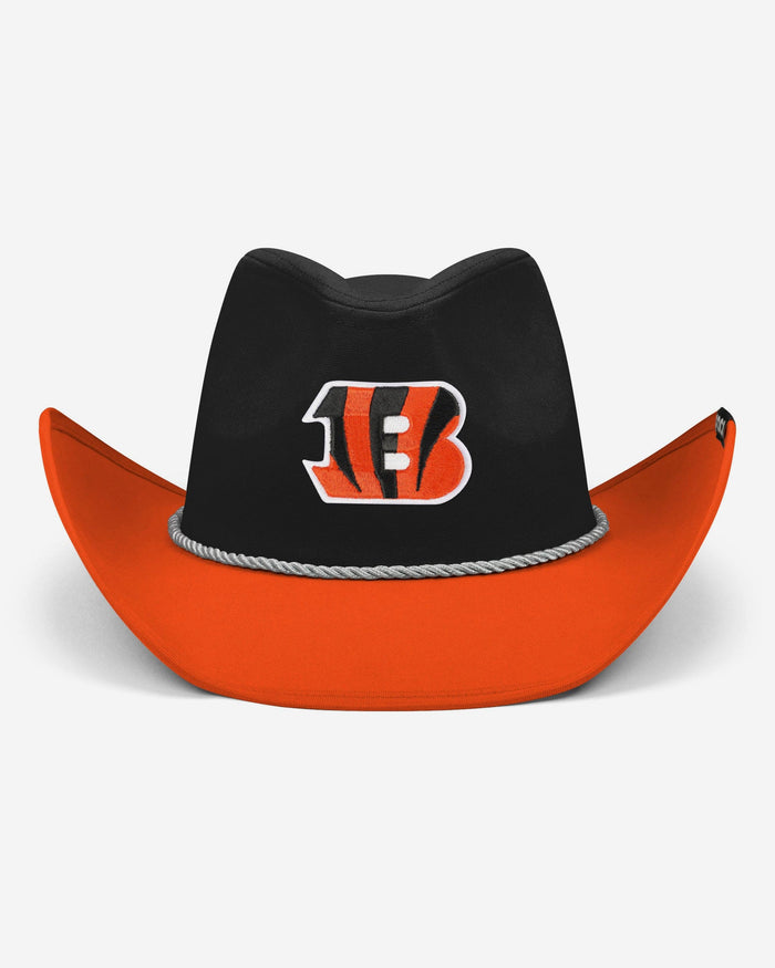 Cincinnati Bengals Two Tone Cowboy Hat FOCO - FOCO.com