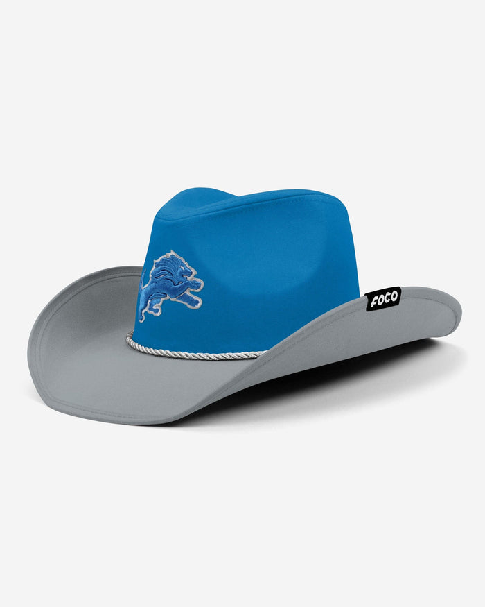 Detroit Lions Two Tone Cowboy Hat FOCO - FOCO.com