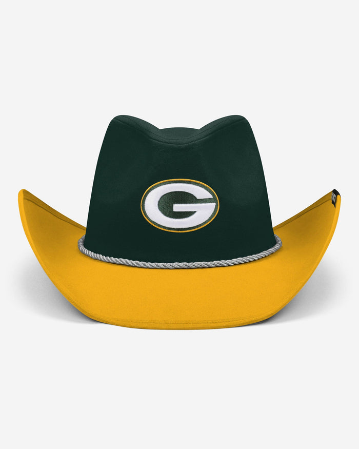 Green Bay Packers Two Tone Cowboy Hat FOCO - FOCO.com