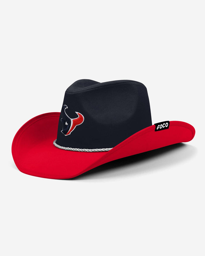 Houston Texans Two Tone Cowboy Hat FOCO - FOCO.com