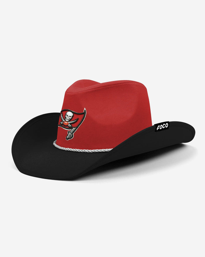 Tampa Bay Buccaneers Two Tone Cowboy Hat FOCO - FOCO.com