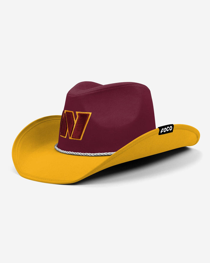 Washington Commanders Two Tone Cowboy Hat FOCO - FOCO.com